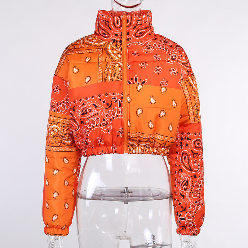 Casual all-match bread cotton jacket women
